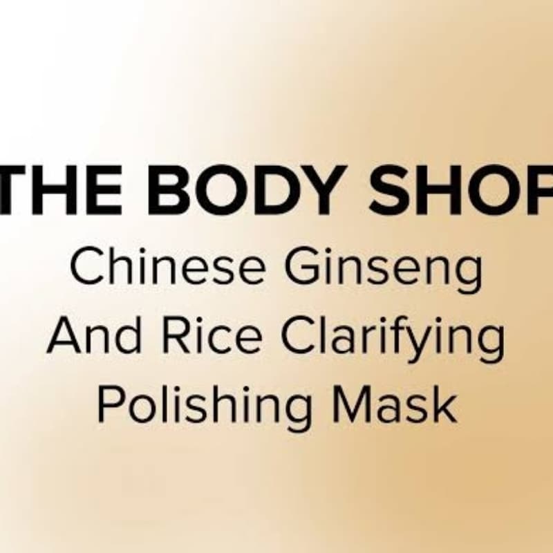 *Chinese Ginseng and Rice Clarifying Polishing Mask*